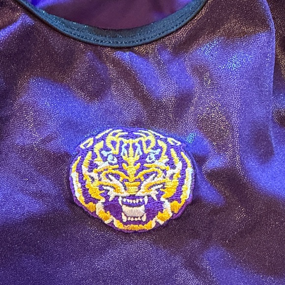 Purple and Black Alpha Factor Leotard - Picture 2 of 4